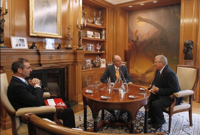 Audiencia del Rey Don Juan Carlos a miembros de Cáritas