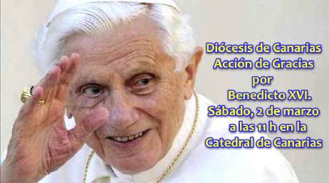 Eucaristía de Acción de Gracias por Benedicto XVI