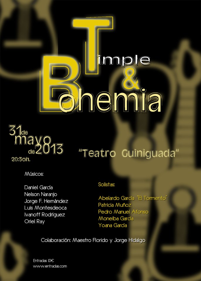 Timple y Bohemia presenta su nuevo espestáculo, en ‘El candil’