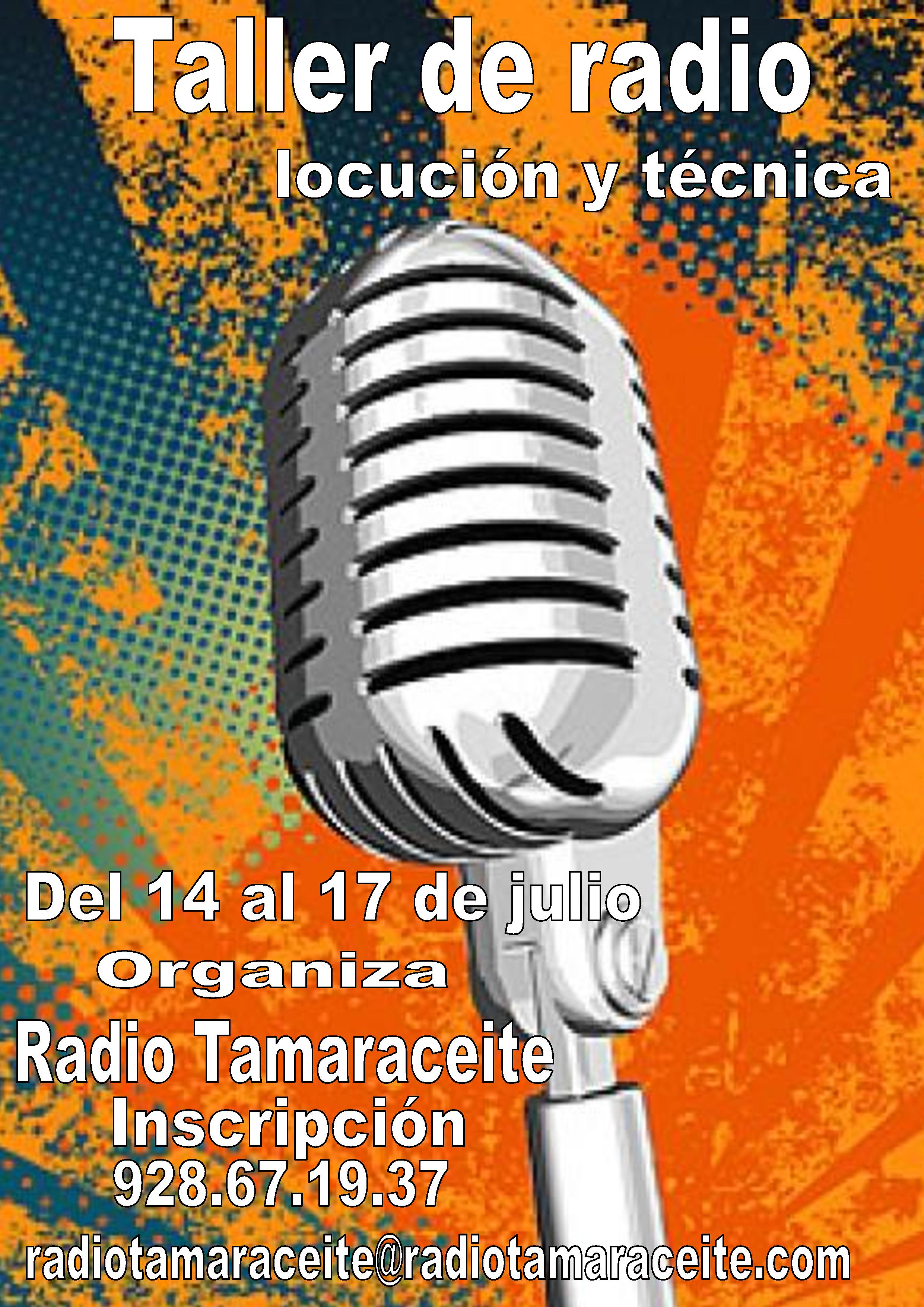 Últimos días para incribirse en el Taller de radio