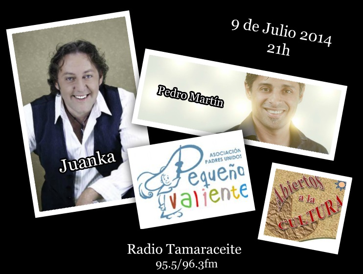 Juanka y Pedro Martín, en ‘Abiertos a la cultura’