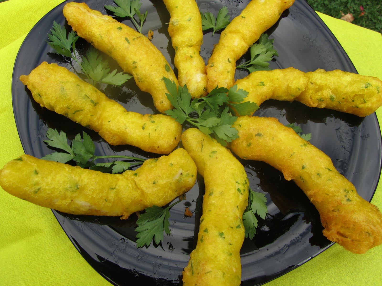 Gazpacho canario y churros de pescado, ‘En la cocina’