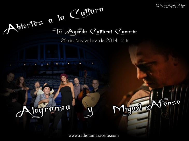 Miguel Afonso y Carlos Oramas en «Abiertos a la cultura»