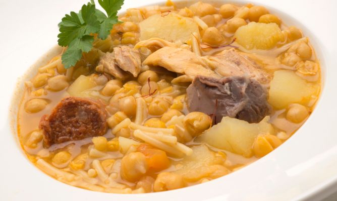 Rancho canario, ‘En la cocina’