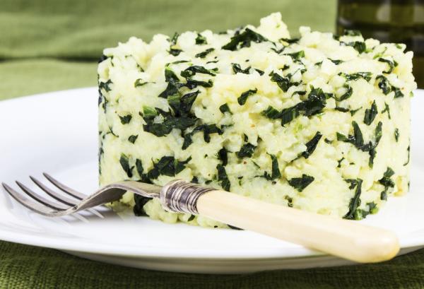 Arroz con acelgas, ‘En la cocina’