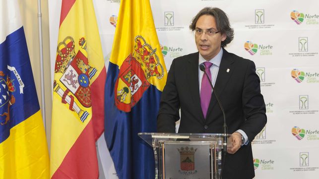 Juan Ramón Martín, alcalde de Agaete en «El andén»