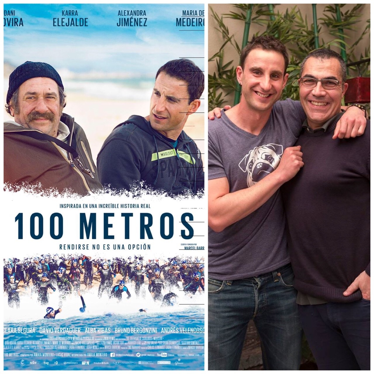 Ramón Arroyo, de la película “100 metros”, en ‘Que Viva la Vida’