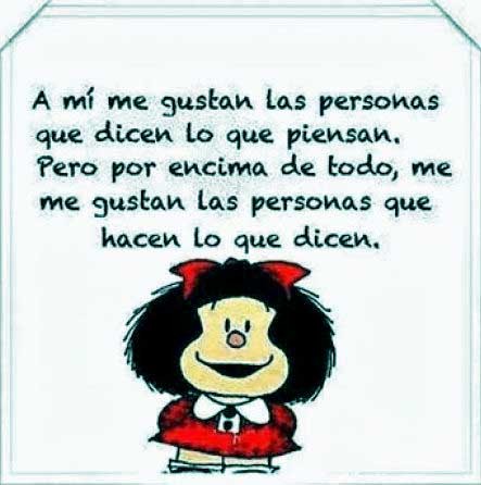 La Sabia Mafalda -1 sinceridad-, en ‘De camino por la vida’