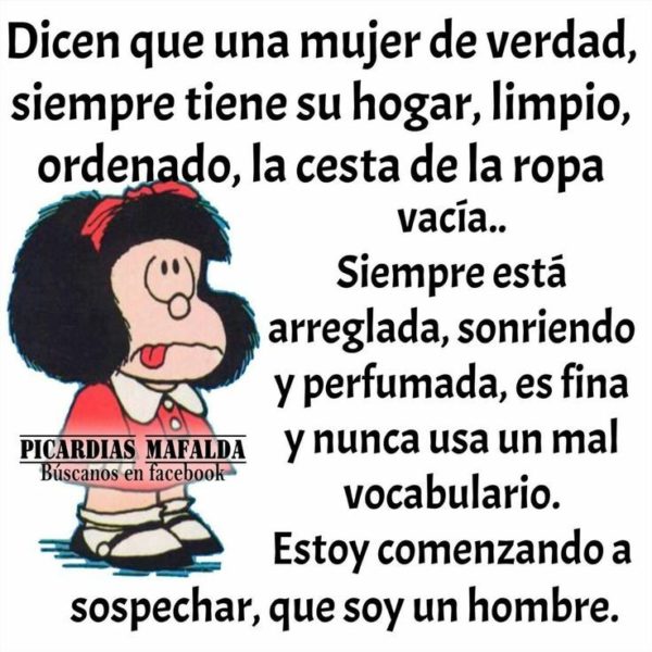 Fémina o feminista –La sabia Mafalda–, en ‘De camino por la vida’