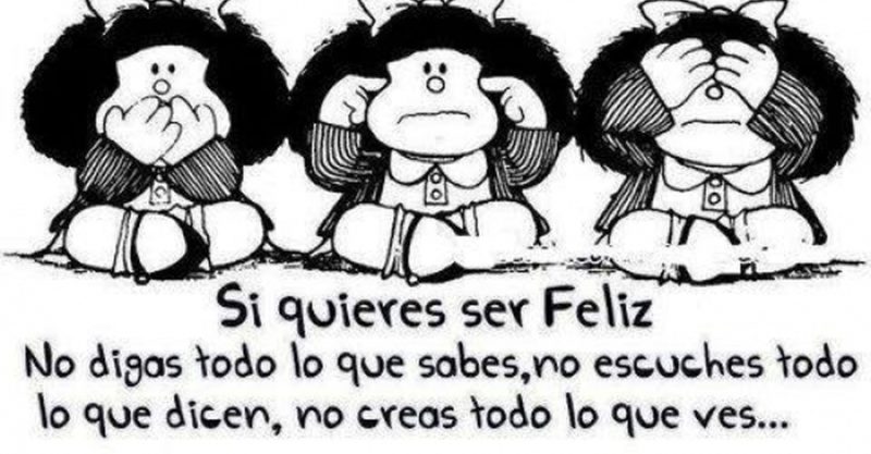 La sabia Mafalda y el ser feliz, en ‘De camino por la vida’