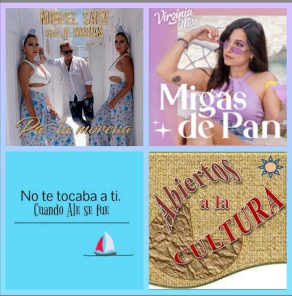 Miguel Saez, las K_Narias, Virginia Moss y Natalia González (madre coraje), en Abiertos a la Cultura