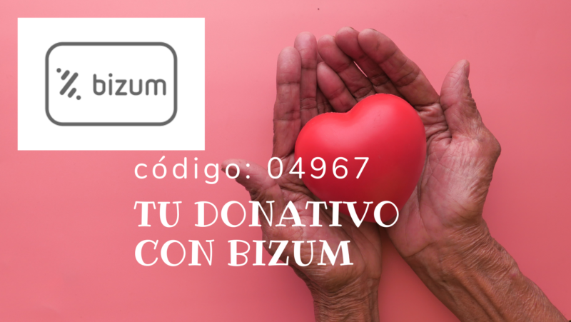 Realiza tu donativo con Bizum: 04967
