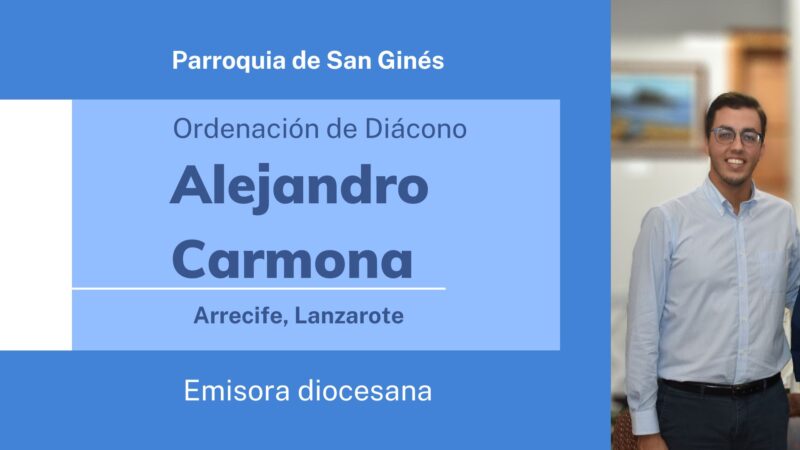 Ordenación de diácono, en directo, este sábado