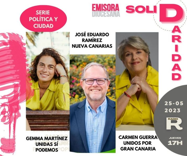 Gemma Martínez, José Eduardo Ramírez y Carmen Guerra, en ‘Solidaridad’